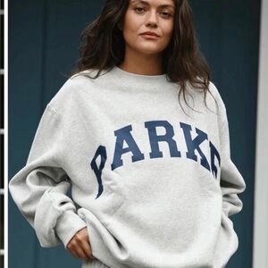 Parke Varsity Crewneck Classic Grey  NEW SOLD OUT